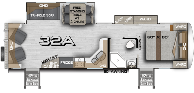 View 2025 Northwood Arctic Fox North Fork 32A complete specs and manufacturer brochures
