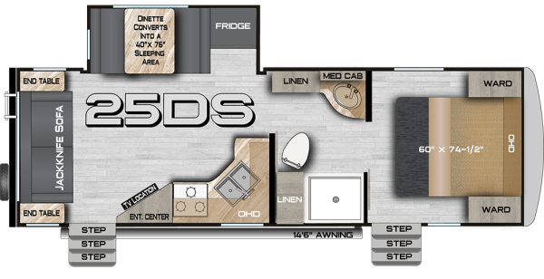 View 2025 Northwood Nash 25DS complete specs and manufacturer brochures