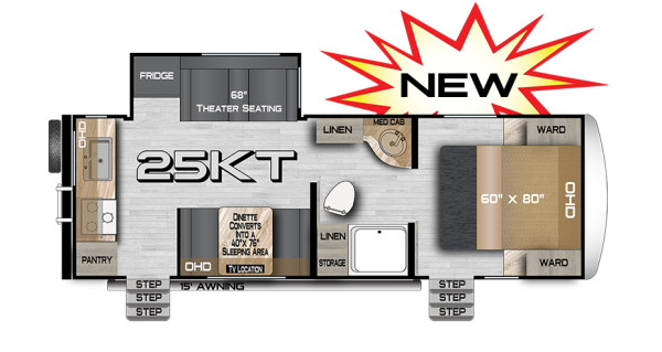 View 2025 Northwood Nash 25KT complete specs and manufacturer brochures