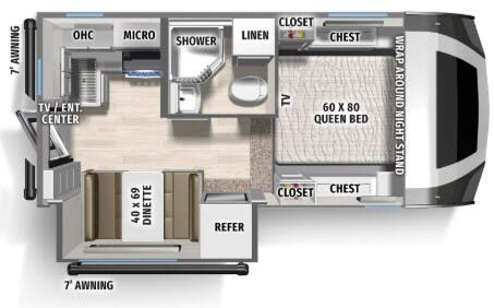 View 2025 Palomino Real-Lite HS-2114 complete specs and manufacturer brochures