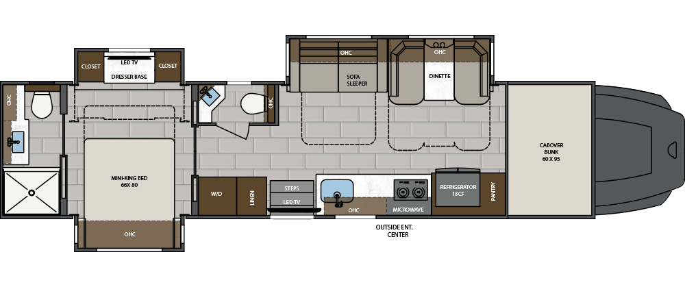 View 2025 Renegade RV Classic 41CRB complete specs and manufacturer brochures