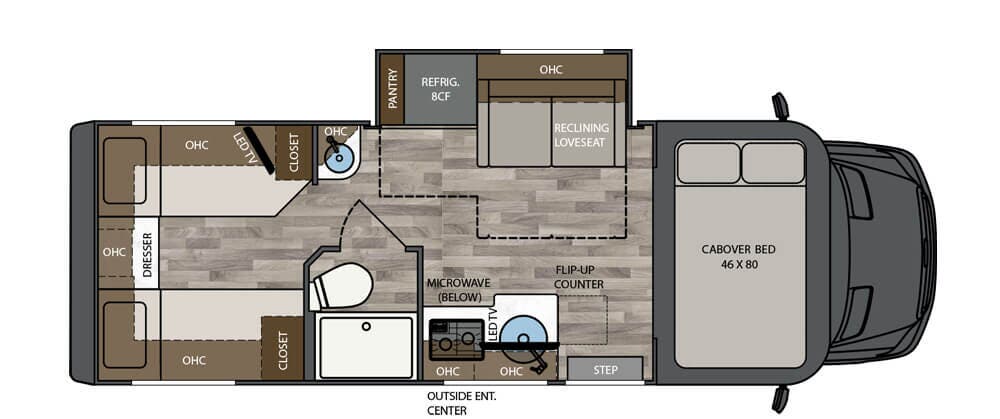 View 2025 Renegade RV Vienna 25TBC complete specs and manufacturer brochures
