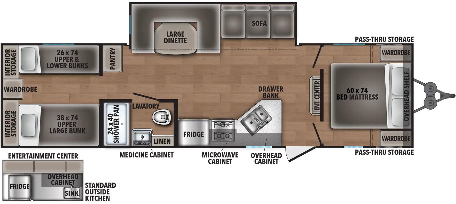 View 2025 Shasta Shasta 31OK complete specs and manufacturer brochures