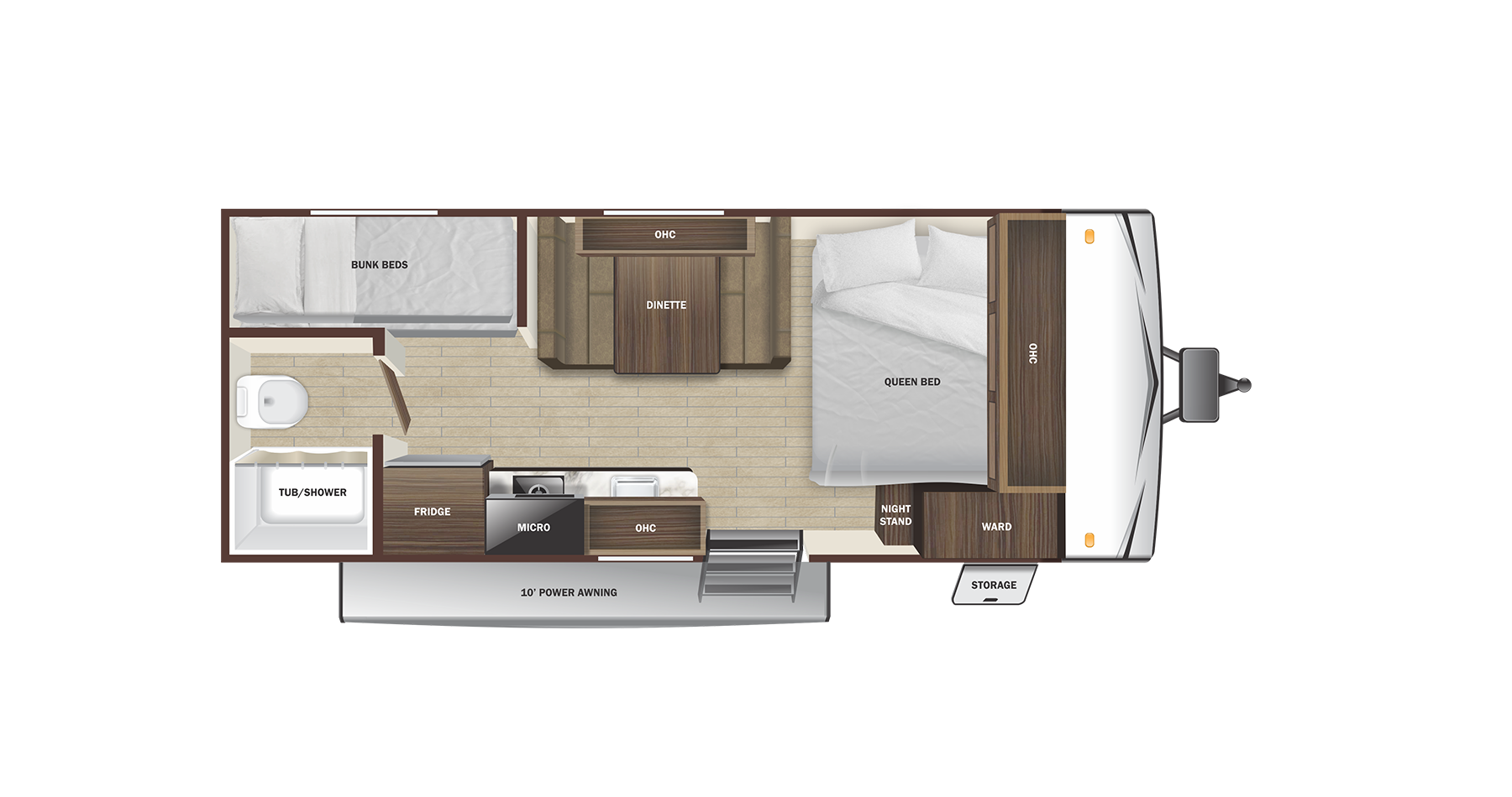 View 2025 Starcraft Autumn Ridge 177BH complete specs and manufacturer brochures