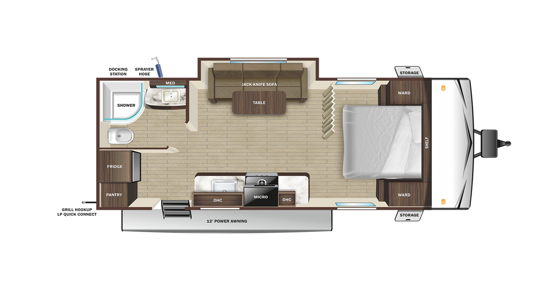View 2025 Starcraft Autumn Ridge 20FBS complete specs and manufacturer brochures
