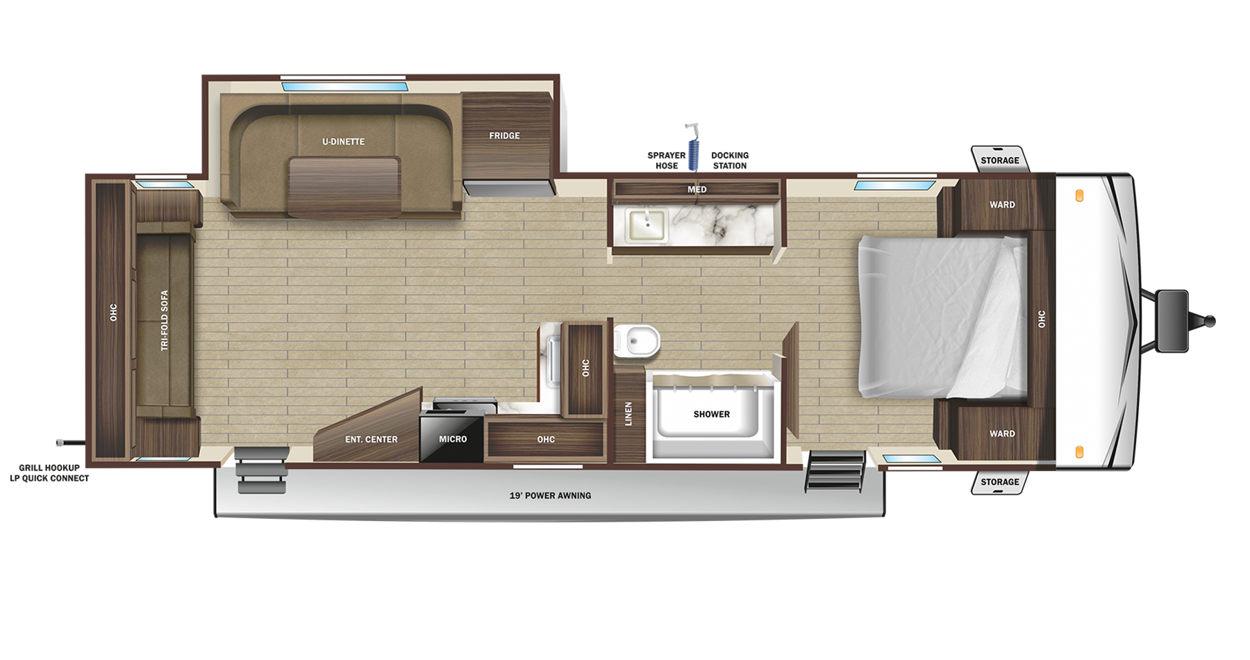 View 2025 Starcraft Autumn Ridge 26RLS complete specs and manufacturer brochures
