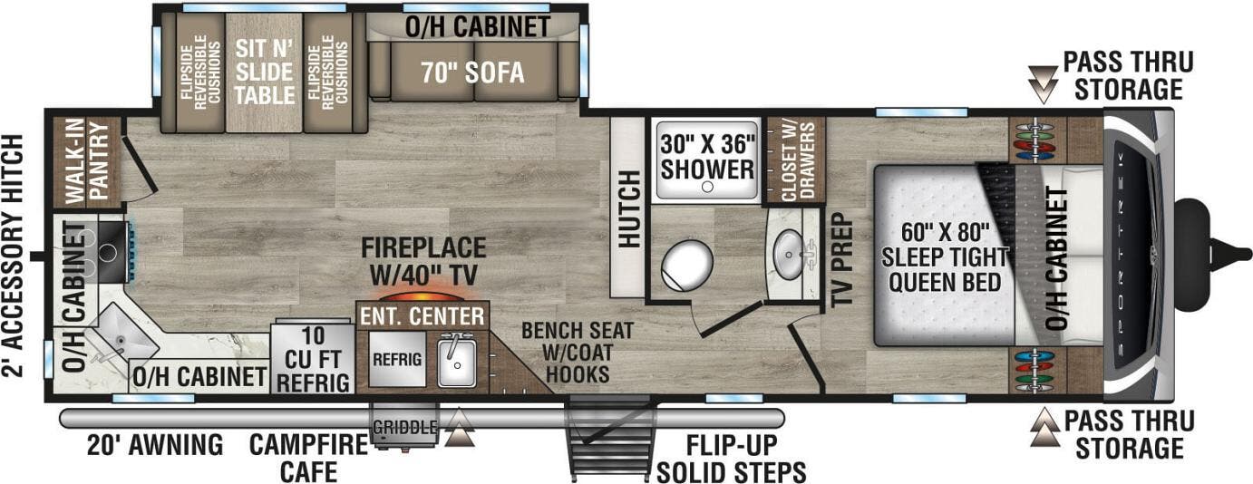 View 2025 Venture RV SportTrek ST291VRK complete specs and manufacturer brochures