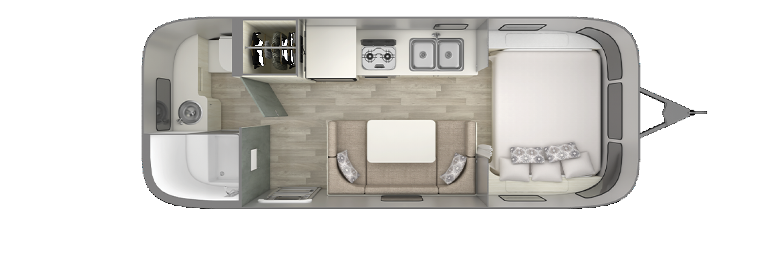 View 2026 Airstream Bambi 22FB complete specs and manufacturer brochures