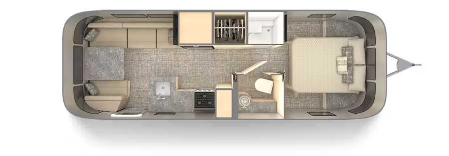 View 2026 Airstream Flying Cloud 27FB complete specs and manufacturer brochures