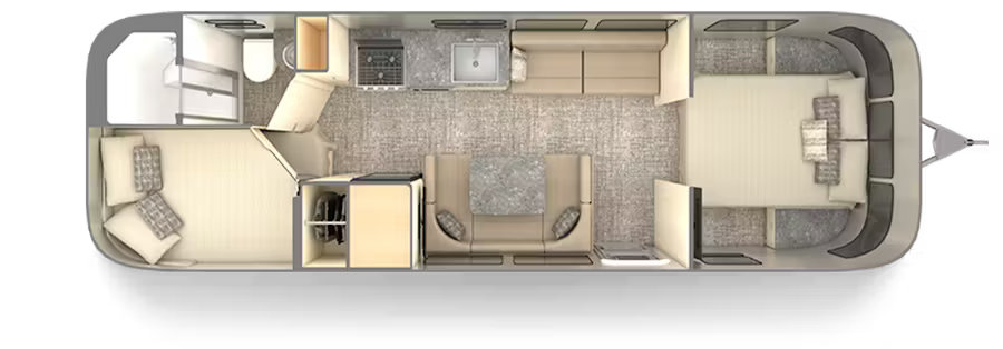 View 2026 Airstream Flying Cloud 30FB Bunk complete specs and manufacturer brochures