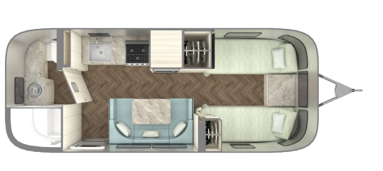 View 2026 Airstream International 23FB complete specs and manufacturer brochures