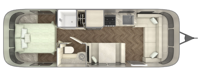 View 2026 Airstream International 28RB complete specs and manufacturer brochures