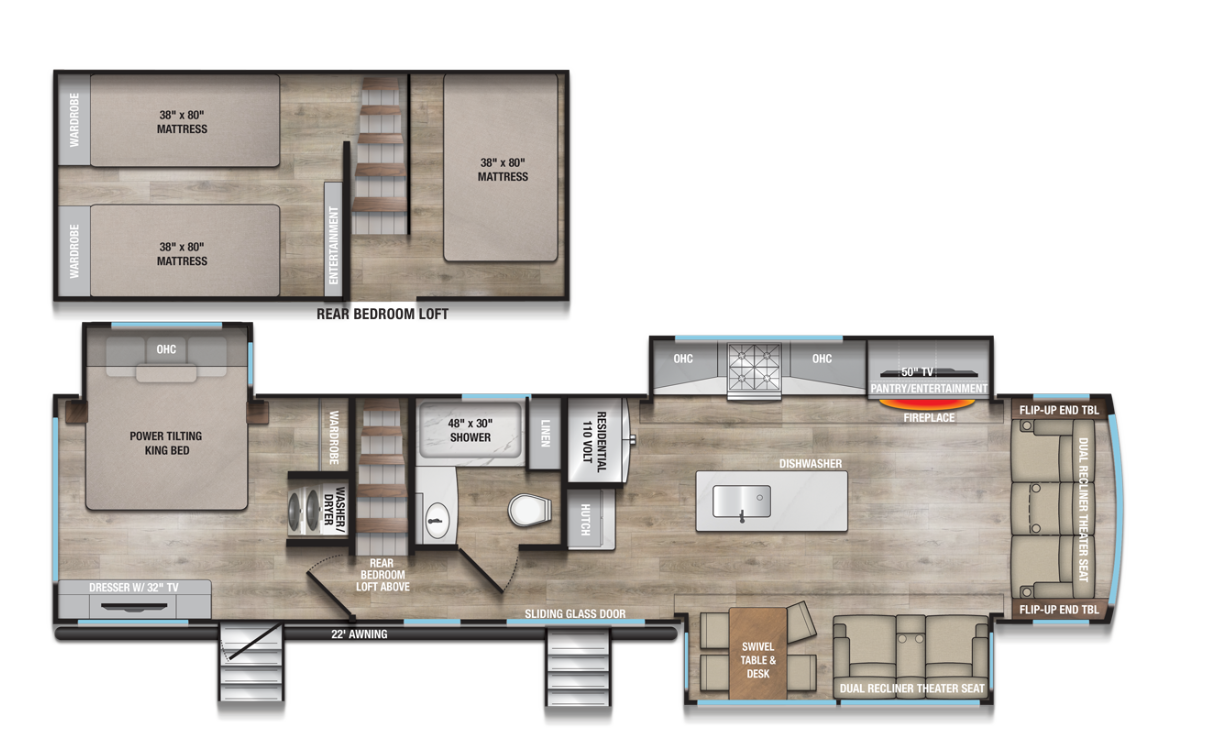 View 2026 Alliance RV Benchmark 42LFT complete specs and manufacturer brochures