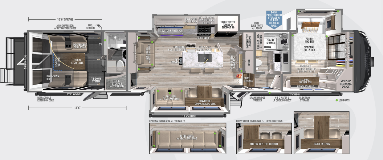 View 2026 Brinkley RV Model G 4170 complete specs and manufacturer brochures