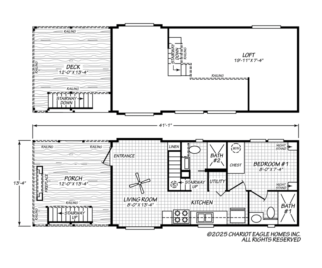 View 2026 Chariot Eagle Seashore Cottages Loft Vista 144110 complete specs and manufacturer brochures