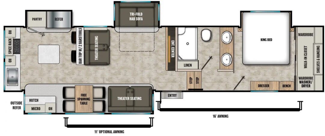 View 2026 Coachmen Brookstone 374RK complete specs and manufacturer brochures