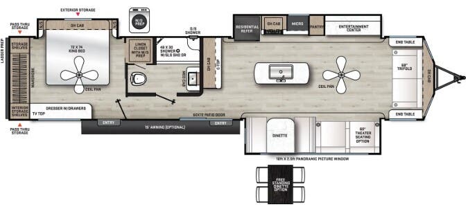 View 2026 Coachmen Catalina Destination 39MKTS complete specs and manufacturer brochures