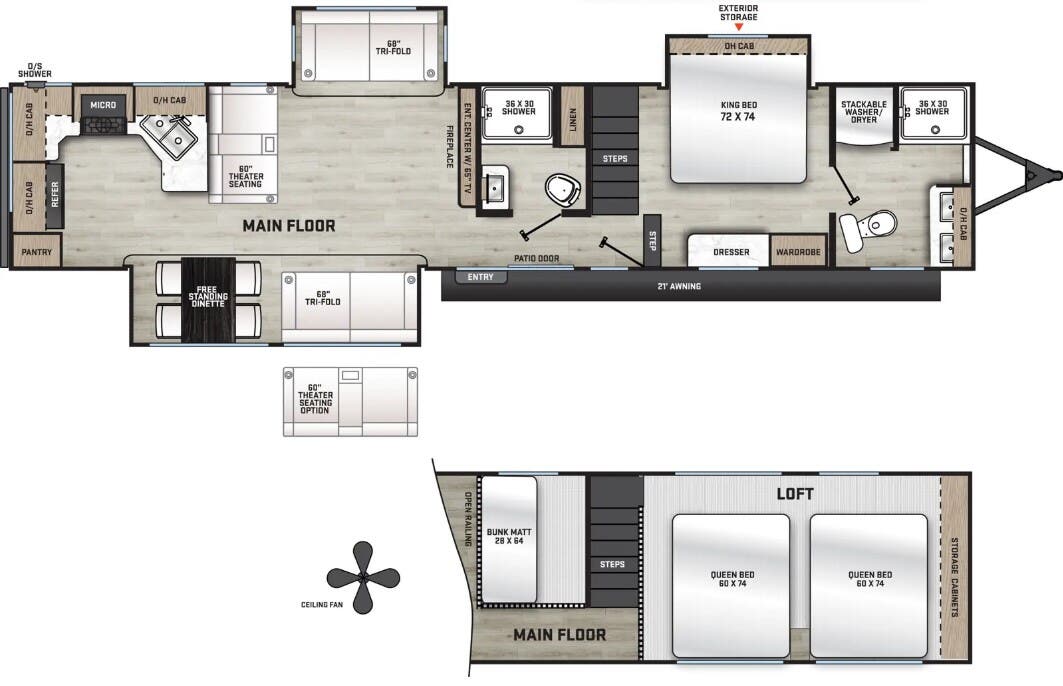 View 2026 Coachmen Catalina Destination 44CONDO complete specs and manufacturer brochures
