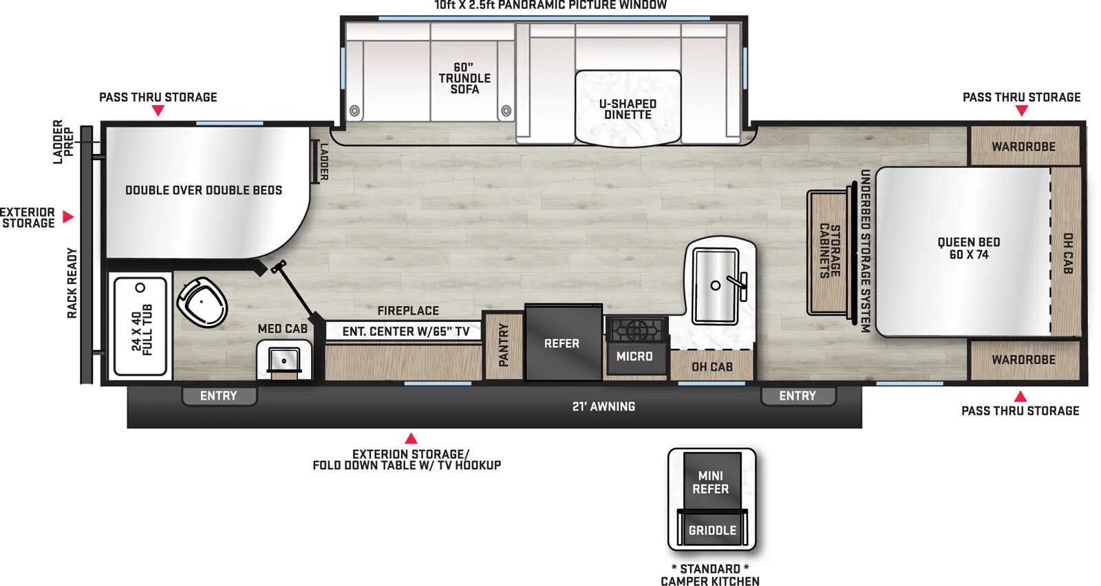 View 2026 Coachmen Catalina Legacy Edition 273DBHCK complete specs and manufacturer brochures