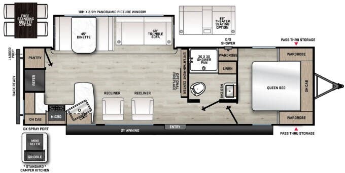 View 2026 Coachmen Catalina Legacy Edition 283RKS complete specs and manufacturer brochures