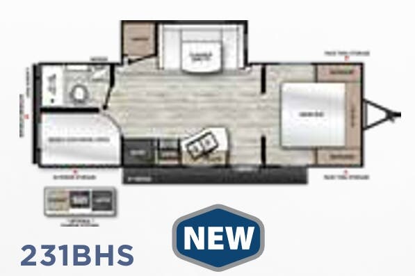 View 2026 Coachmen Catalina Summit Series 8 231BHS complete specs and manufacturer brochures