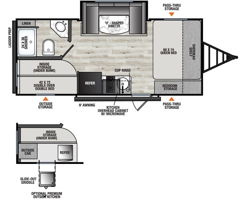 View 2026 Coachmen Clipper 18DBS complete specs and manufacturer brochures