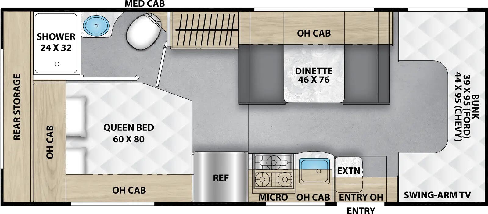 View 2026 Coachmen Cross Trail XL 23XG complete specs and manufacturer brochures