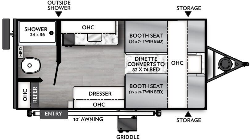 View 2026 Coachmen Remote 13R complete specs and manufacturer brochures