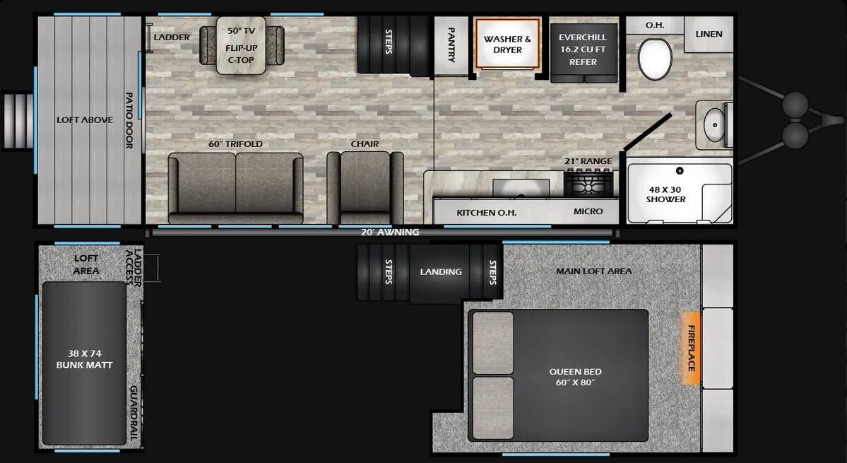 View 2026 CrossRoads Cruiser 25MLP complete specs and manufacturer brochures
