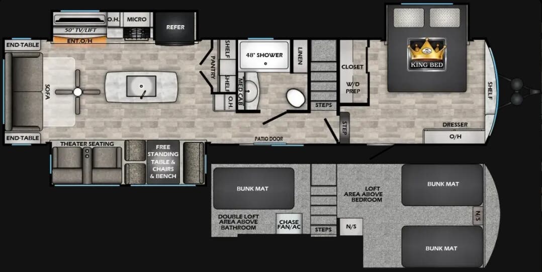 View 2026 CrossRoads Hampton 375DBL complete specs and manufacturer brochures