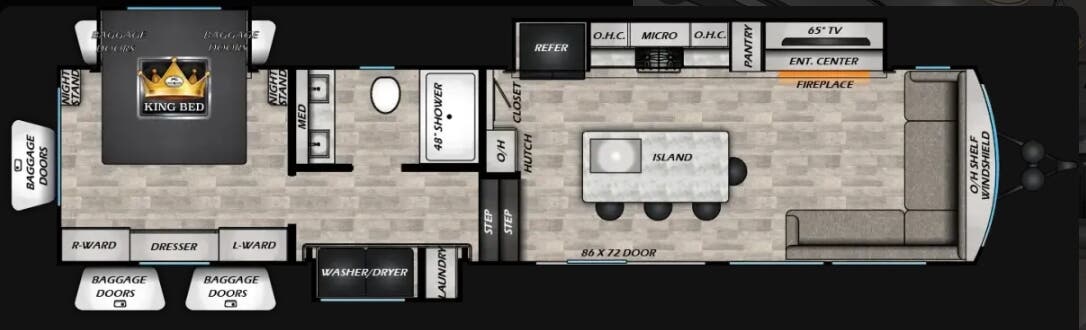 View 2026 CrossRoads Hampton 395BAM complete specs and manufacturer brochures