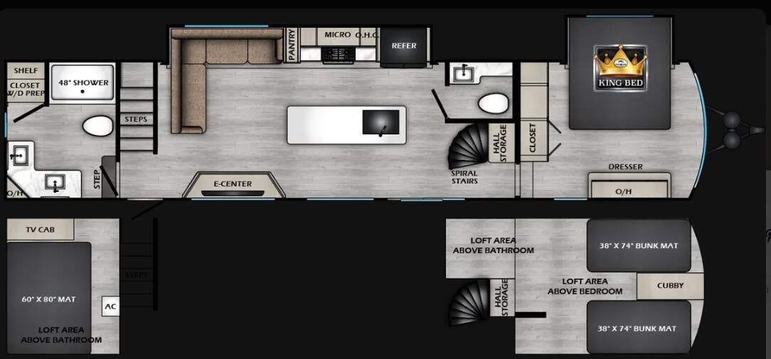 View 2026 CrossRoads Hampton 410PVL complete specs and manufacturer brochures