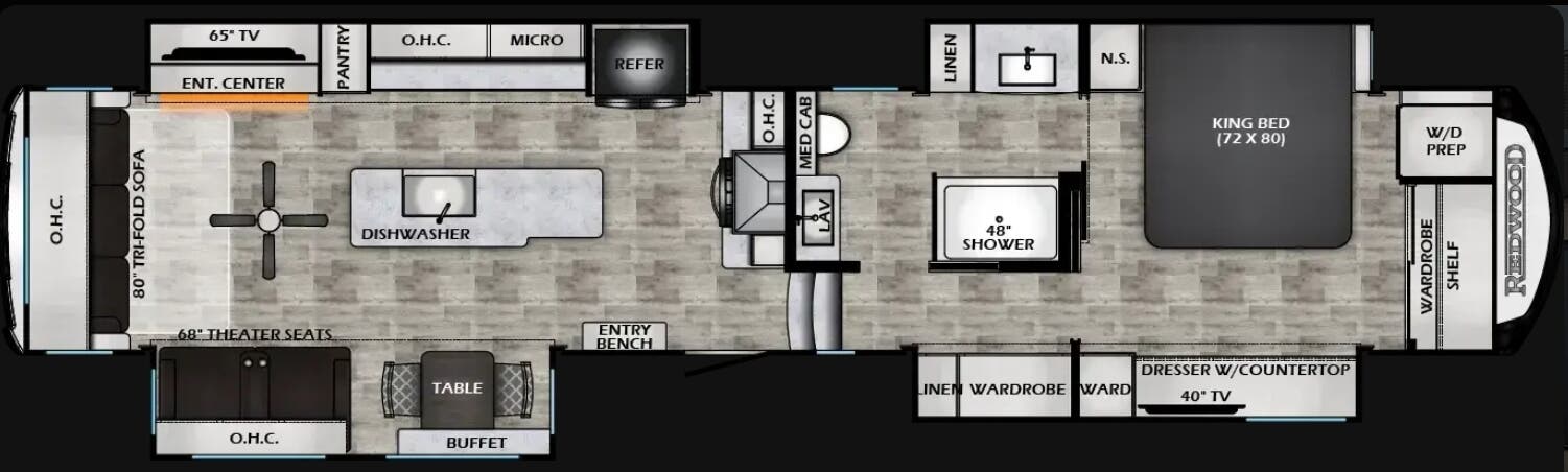 View 2026 CrossRoads Redwood 412GK complete specs and manufacturer brochures