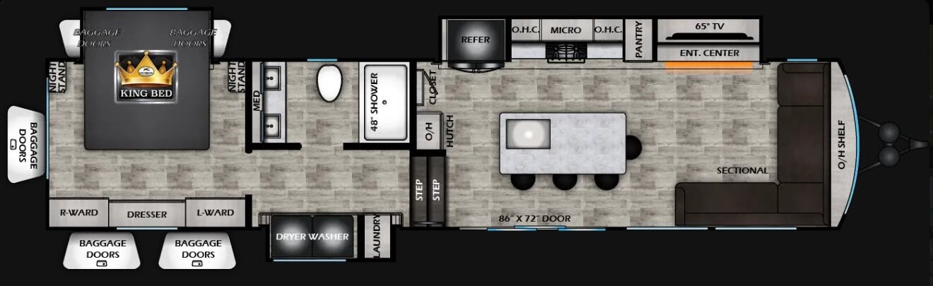 View 2026 CrossRoads Redwood Regency 3951BAM complete specs and manufacturer brochures