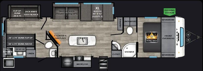 View 2026 CrossRoads Sunset Trail 331BH complete specs and manufacturer brochures