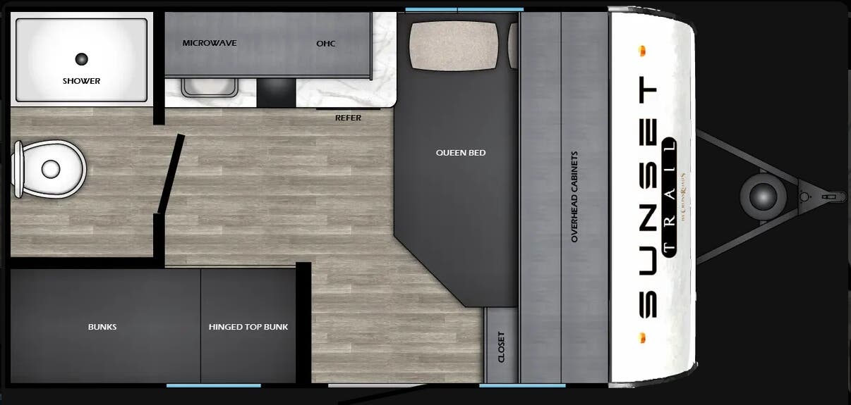 View 2026 CrossRoads Sunset Trail Select 13BHS complete specs and manufacturer brochures