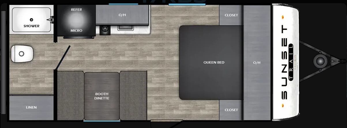 View 2026 CrossRoads Sunset Trail Select 17RBS complete specs and manufacturer brochures