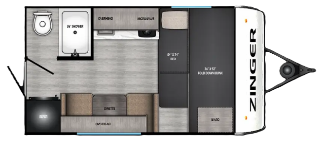 View 2026 CrossRoads Zinger Lite Mini 12FB complete specs and manufacturer brochures