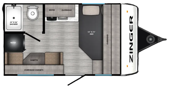 View 2026 CrossRoads Zinger Lite Mini 12RD complete specs and manufacturer brochures