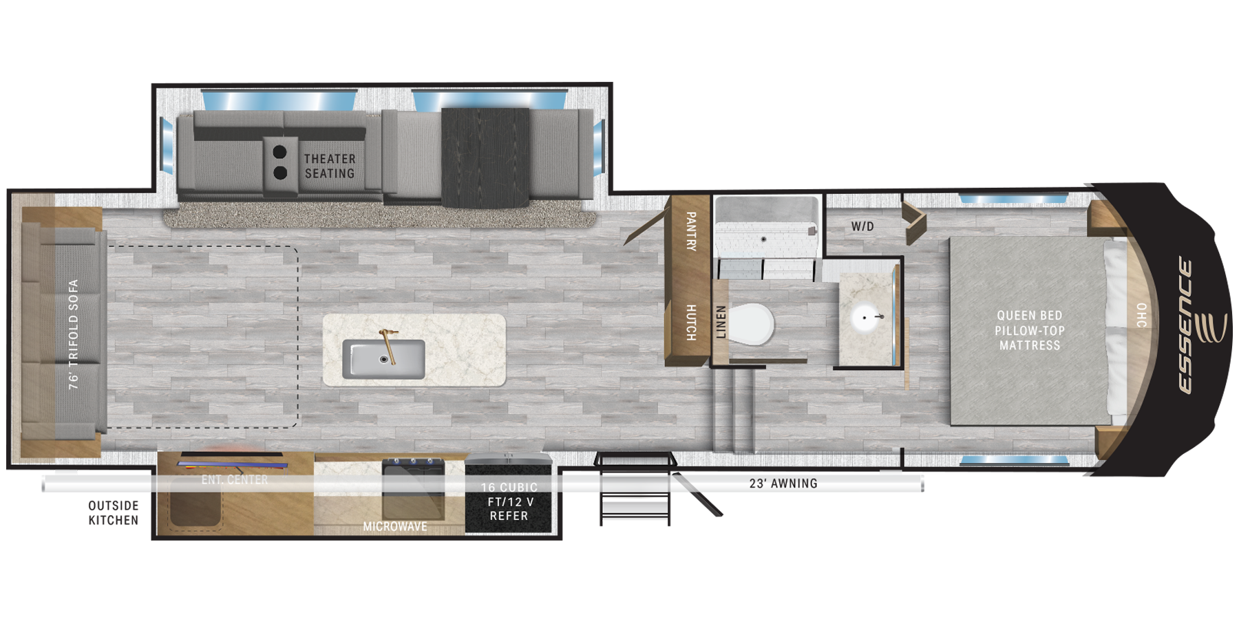 View 2026 Cruiser RV Essence E-28RL complete specs and manufacturer brochures