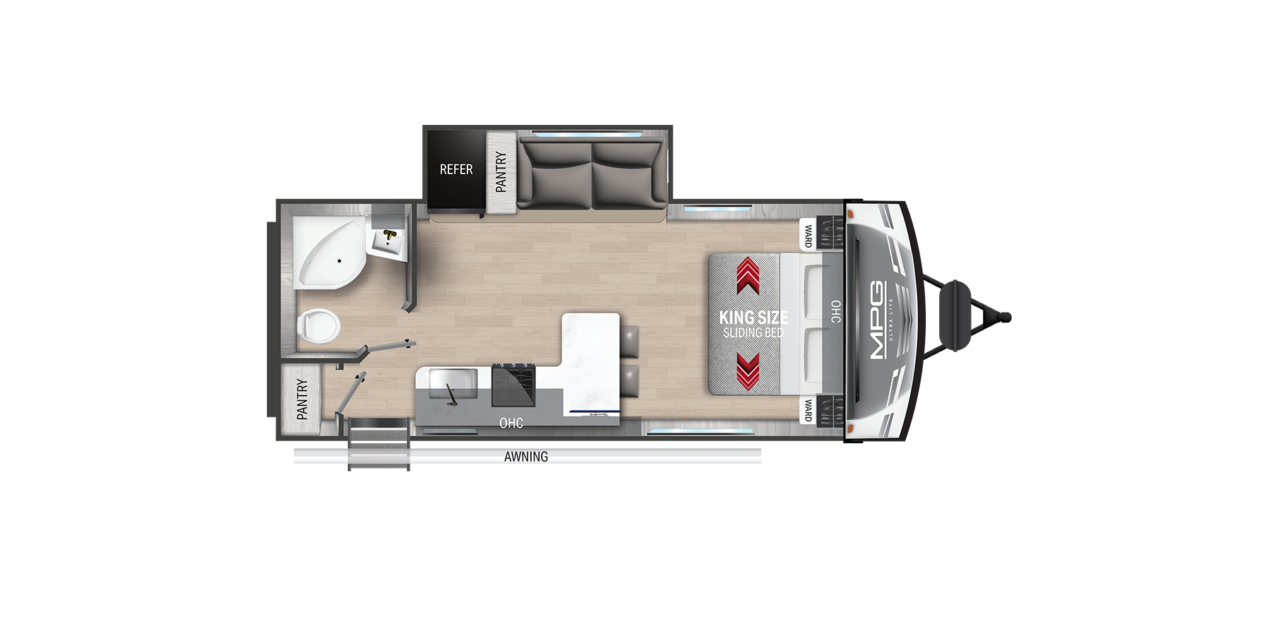 View 2026 Cruiser RV MPG 2110RB complete specs and manufacturer brochures