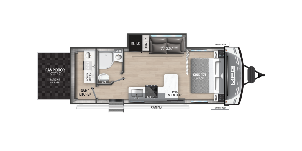 View 2026 Cruiser RV MPG 2400PD complete specs and manufacturer brochures