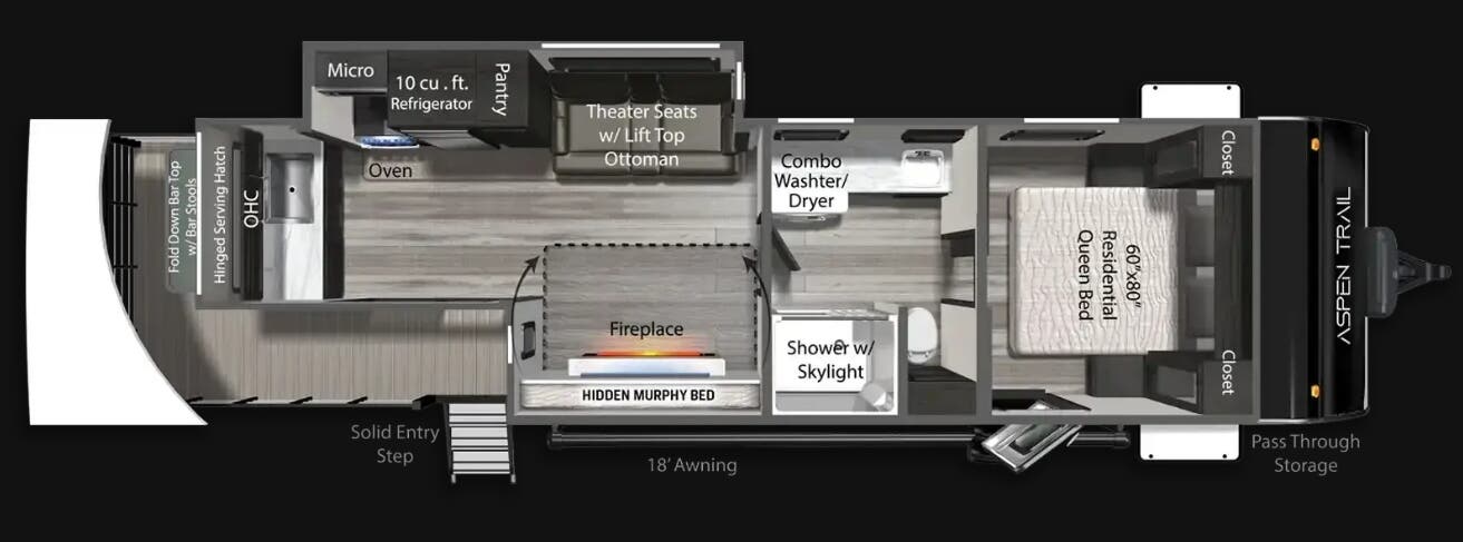 View 2026 Dutchmen Aspen Trail 3200WAP complete specs and manufacturer brochures