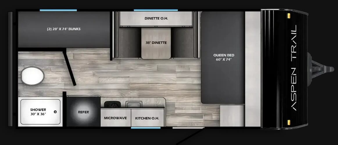 View 2026 Dutchmen Aspen Trail Mini 17BH complete specs and manufacturer brochures