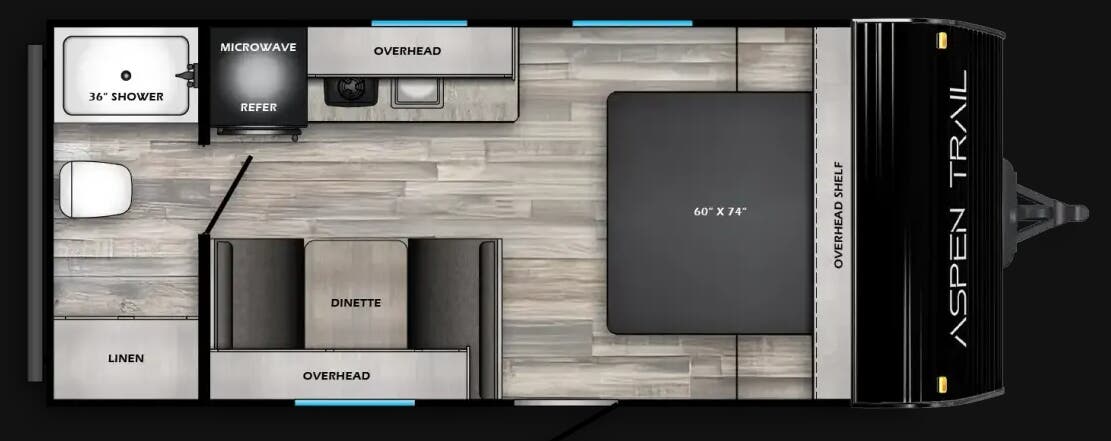 View 2026 Dutchmen Aspen Trail Mini 17RB complete specs and manufacturer brochures