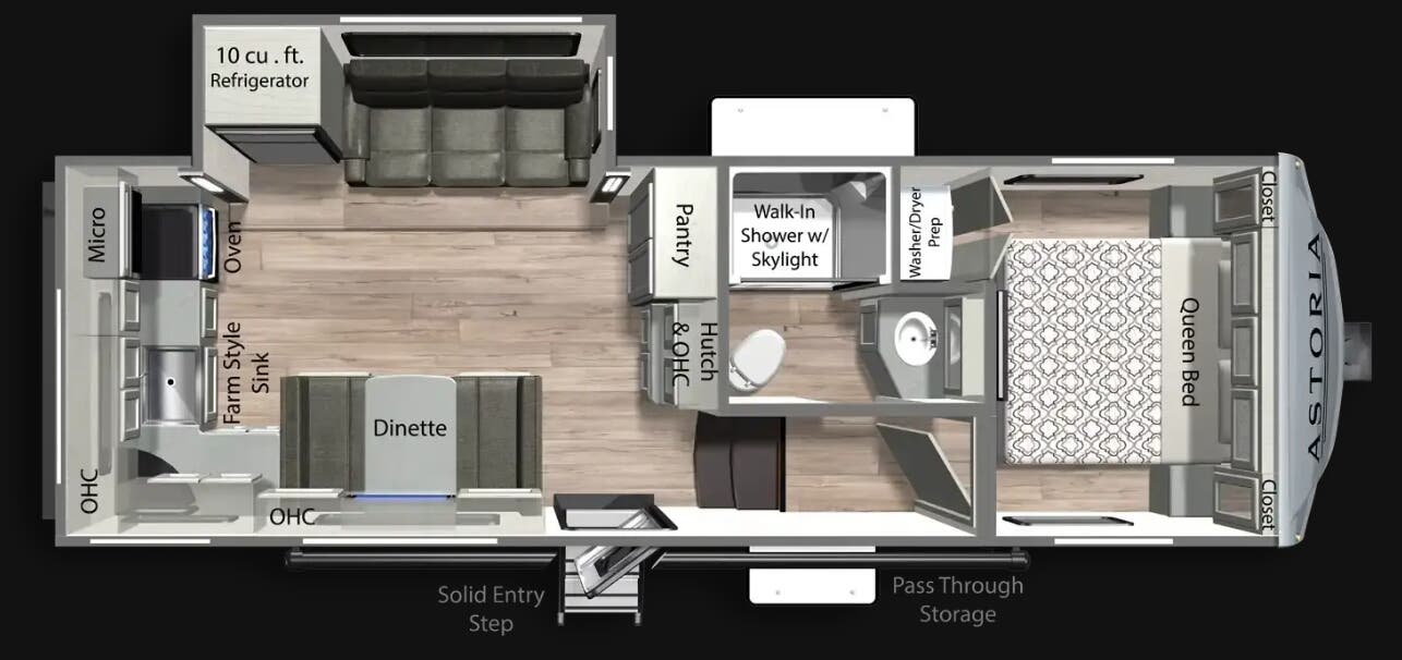 View 2026 Dutchmen Astoria 230ML complete specs and manufacturer brochures