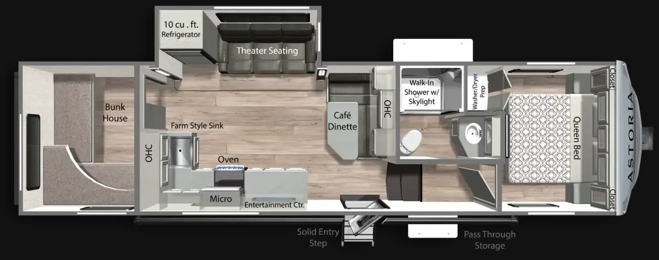 View 2026 Dutchmen Astoria 298BH complete specs and manufacturer brochures