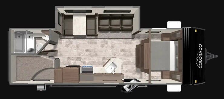 View 2026 Dutchmen Colorado 26BHC complete specs and manufacturer brochures