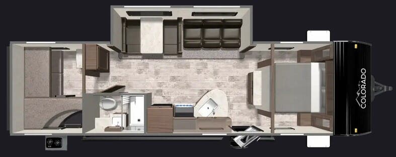 View 2026 Dutchmen Colorado 29BHC complete specs and manufacturer brochures