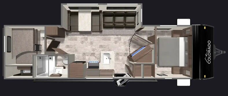 View 2026 Dutchmen Colorado 29TBC complete specs and manufacturer brochures